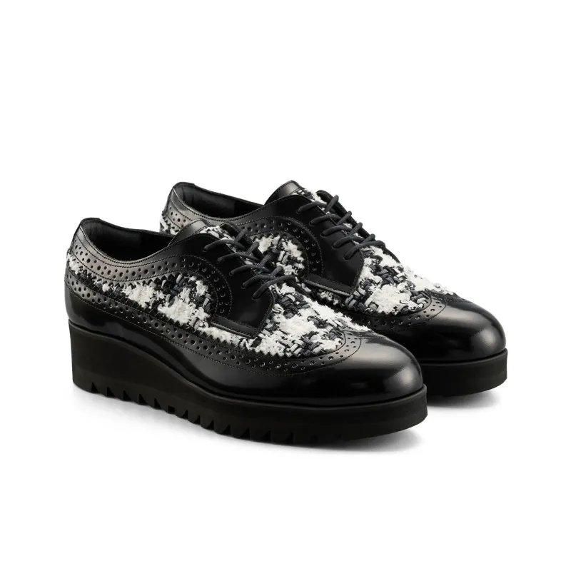 Onitsuka Tiger BROGUE Casual Single Shoes Women's Black-1