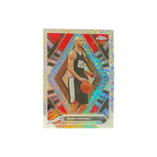 Topps Ginóbili 2023 24 Spurs Floral Fold Bubble 299 Edition Refraction Star Card Pass Sports Cards 1 Pc