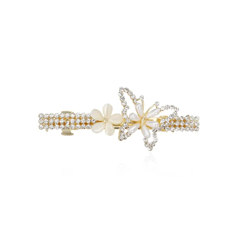 Yiru Artificial Glass Cat Eye Hair Clips Women's-0
