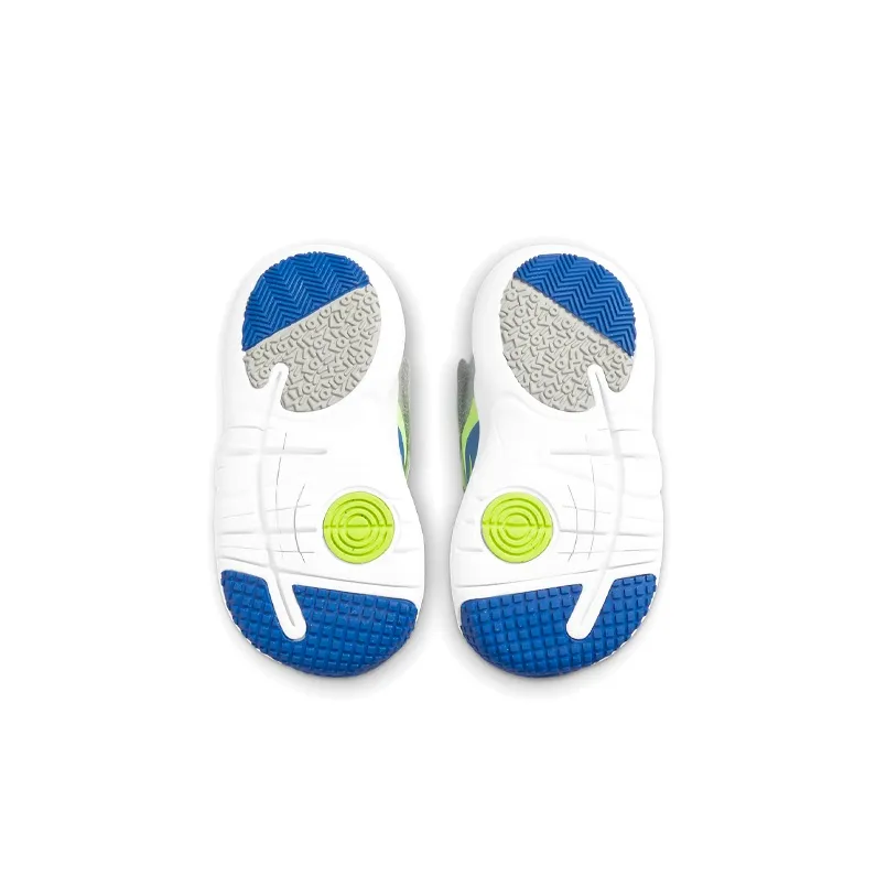 Nike Flex Advance Slip Resistant Cushioning Abrasion Resistant Low Top Toddler Shoes Gray Green Blue Infant And Toddler-5