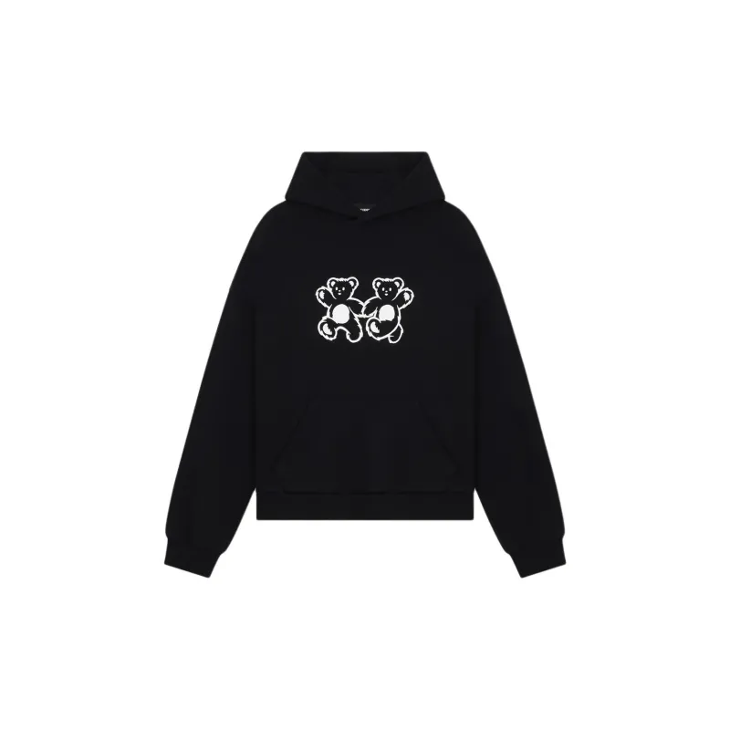 WE11DONE Teddy Twins Hoodie-1