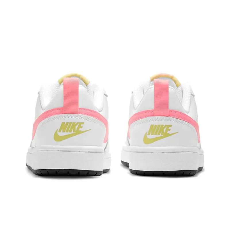 Nike Court Borough Low 2 White Light Citron GS-4