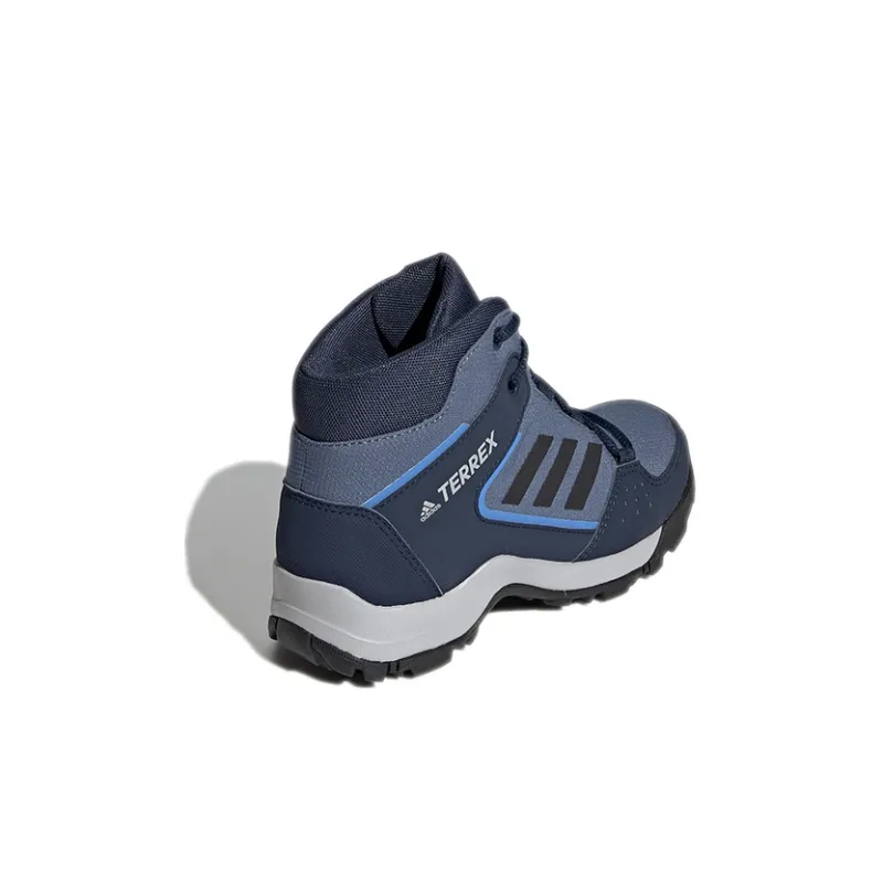 Adidas Terrex Hyperhiker K Abrasion Resistant Slip Resistant High Top Kids' Outdoor Shoes Blue Kids'-3
