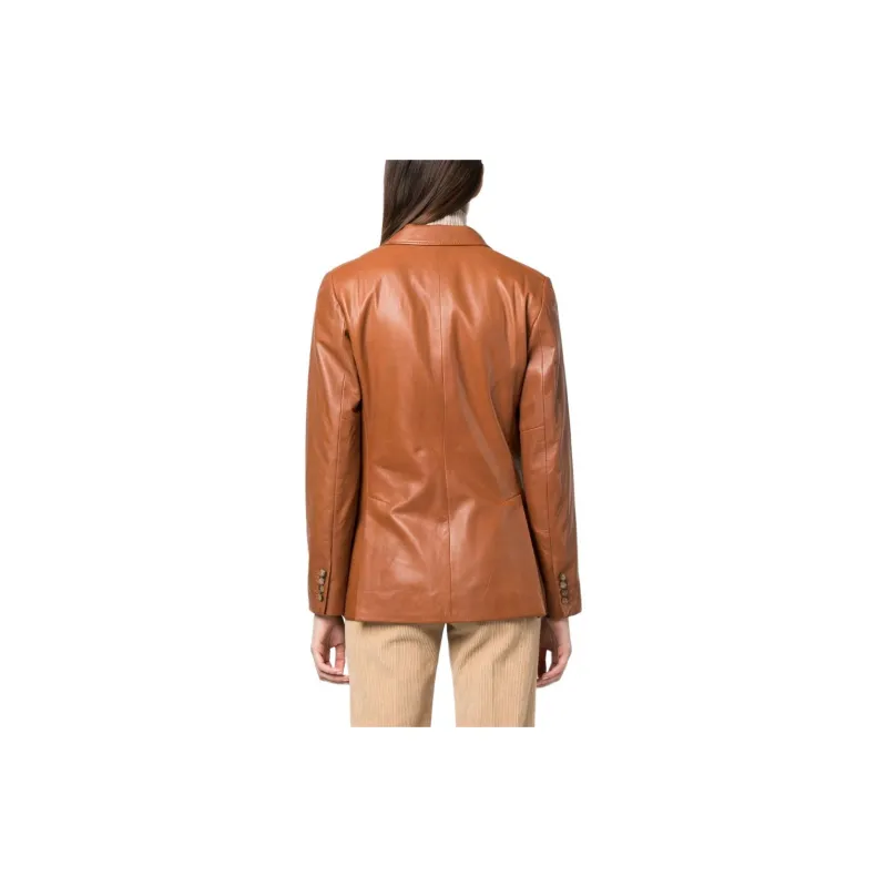 Polo Ralph Lauren Saddle Leather Single breasted Blazer-1