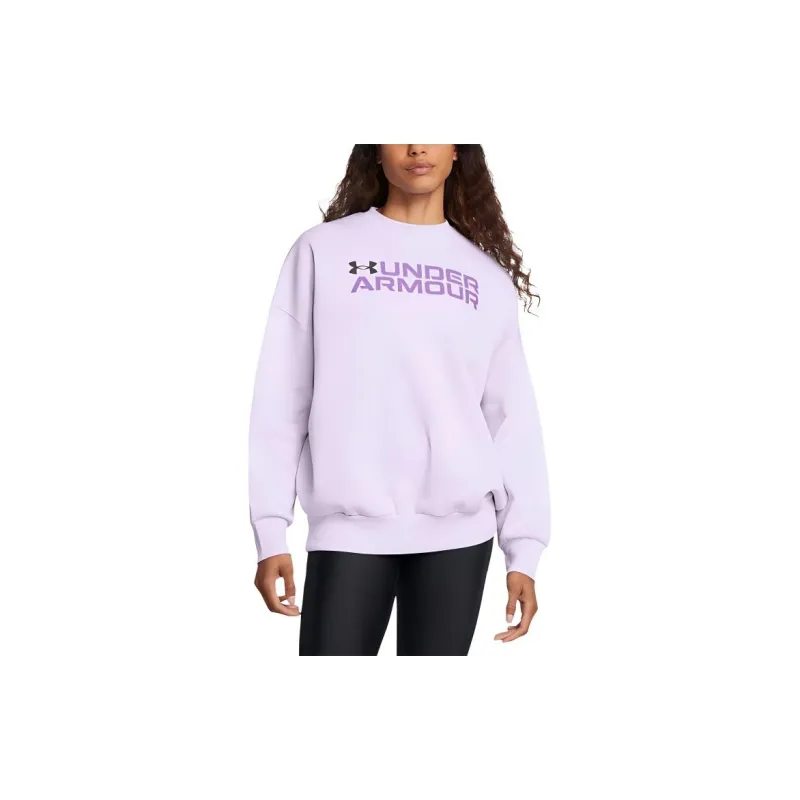 Under Armour Rival Sweatshirt Women's Light Purple-2