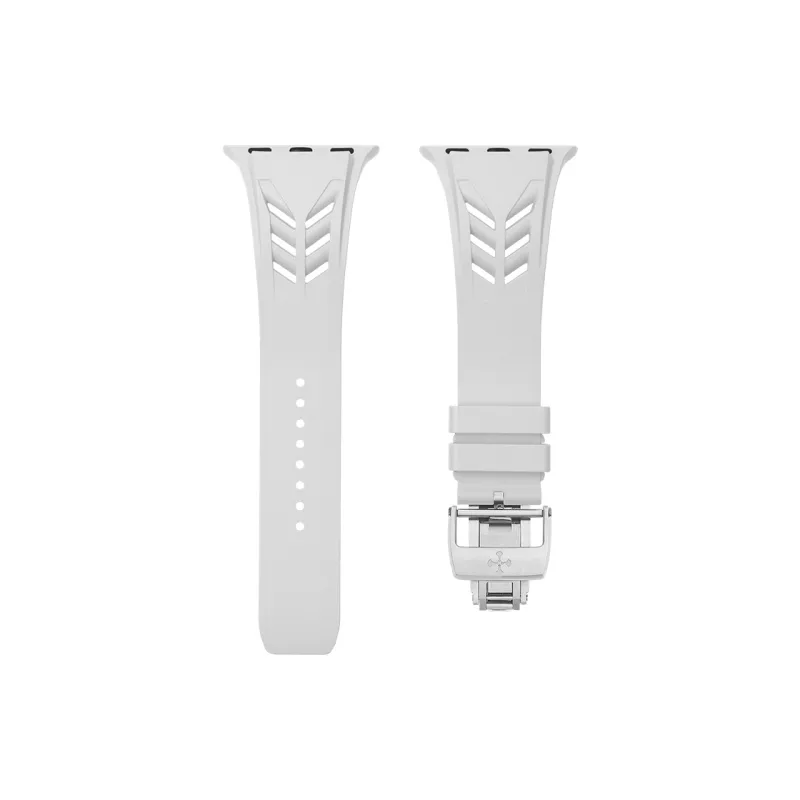 VAGENARI Watch Bands Rubber Strap Shark Style Compatible With Apple Watch 44/45/49mm Unisex-3