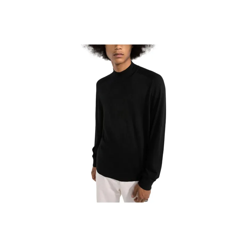 THEORY Roll-neck Wool-blend Jumper-3