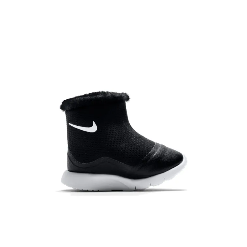 Nike Tanjun HI Warm High-Top Sports Casual Shoes Black White Infant And Toddler-1