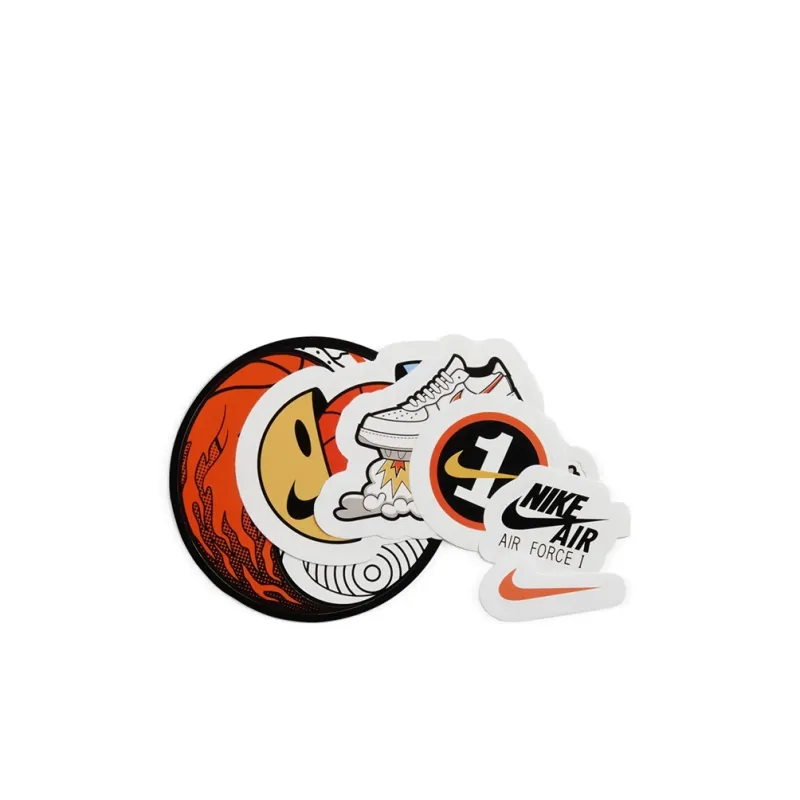 Nike Kids Air Force 1 "Sticker" Sneakers-5