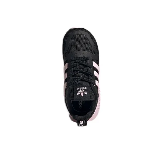 Adidas Originals Multi Wear-Resistant Low-Top Toddler Shoes Black Pink Infant And Toddler-4