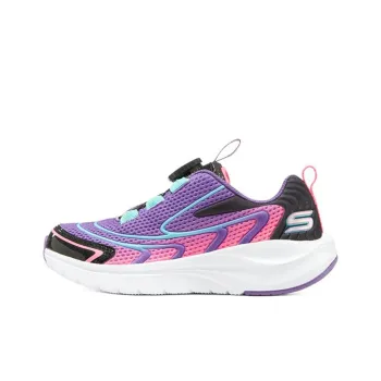 Skechers Ultra Groove Slip Resistant Cushioning Wear Resistant Kids Lifestyle Shoes Purple Color Teenagers