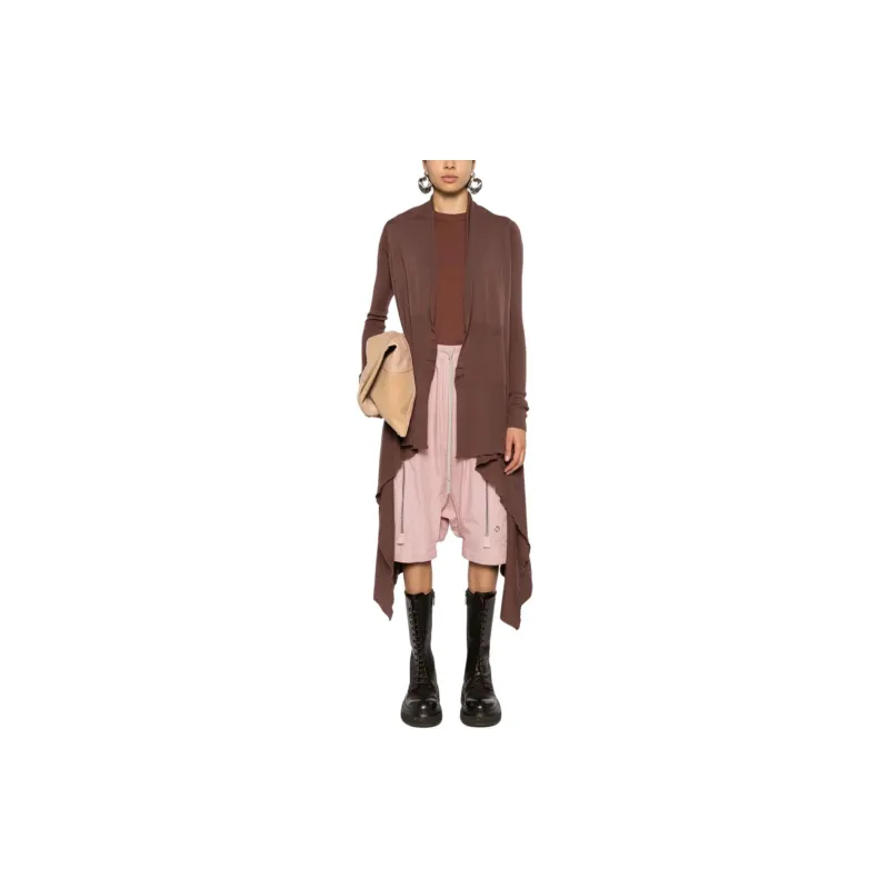 RICK OWENS Open front Virgin Wool Cardigan-2