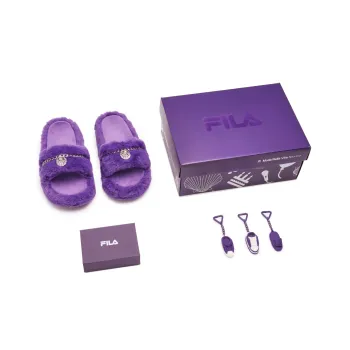 FILA Slip Resistant Slide Slippers Women's Thousand Gold Purple