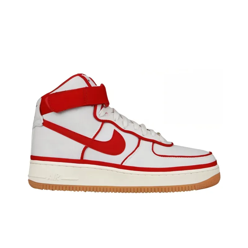 Nike Air Force 1 High '07 LV8 Sail Gym Red Black-1