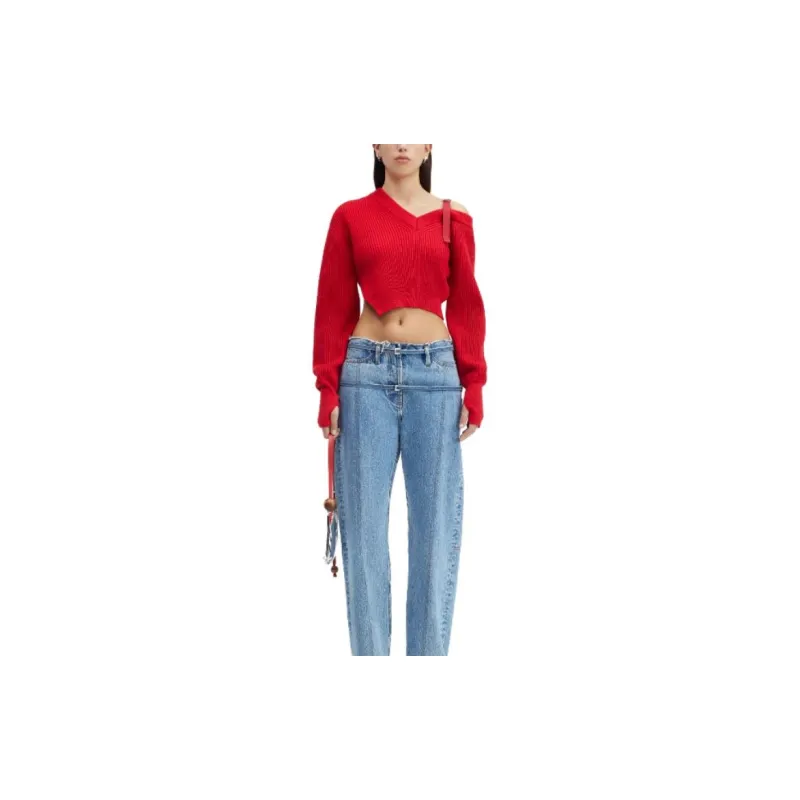 Jacquemus La Maille Seville Knitwear Red-1