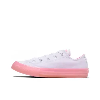 Converse Chuck Taylor All Star Anti Slip Wear Resistant Low Top Kids Canvas Shoes Pink White Teenagers