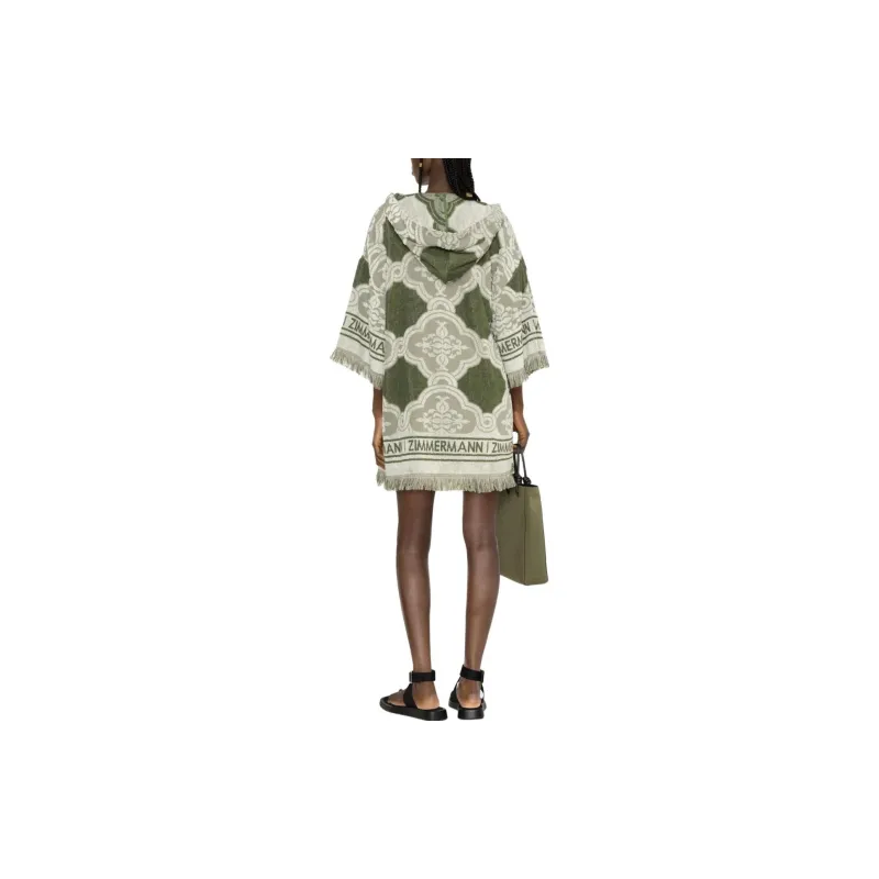 Zimmermann Long Sleeved Dresses Women's Green-2