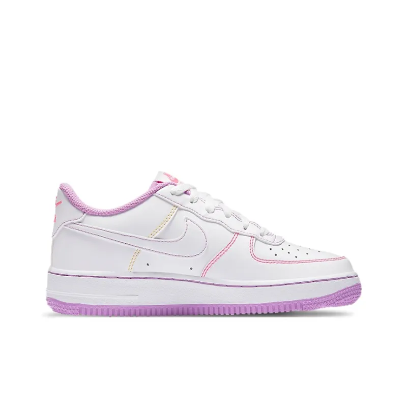 Nike Air Force 1 Low Contrast Stitch Fuchsia Glow GS-1