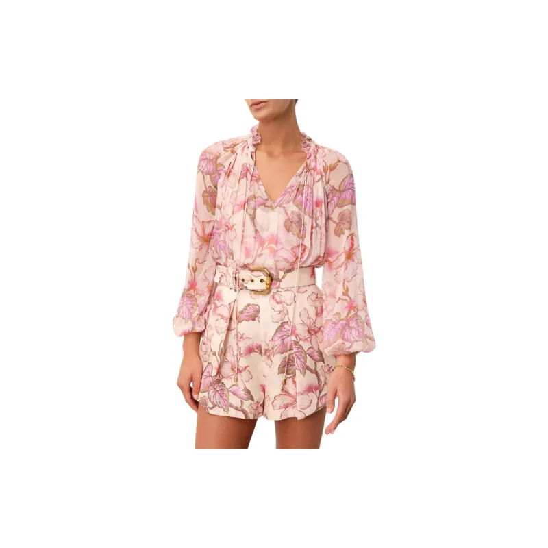 Zimmermann Matchmaker Billow Floral print Blouse-6