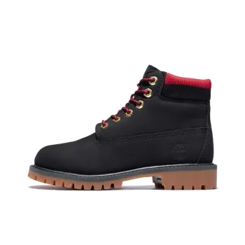 Timberland PREMIUM Wear resistant And Waterproof Low Shaft Kids' Boots Carbon Black Teenagers
