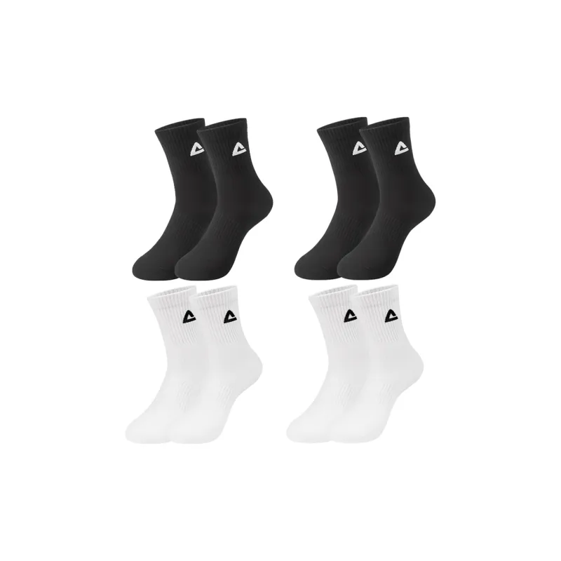 PEAK Mid-Calf Socks Unisex 4 Pack-6