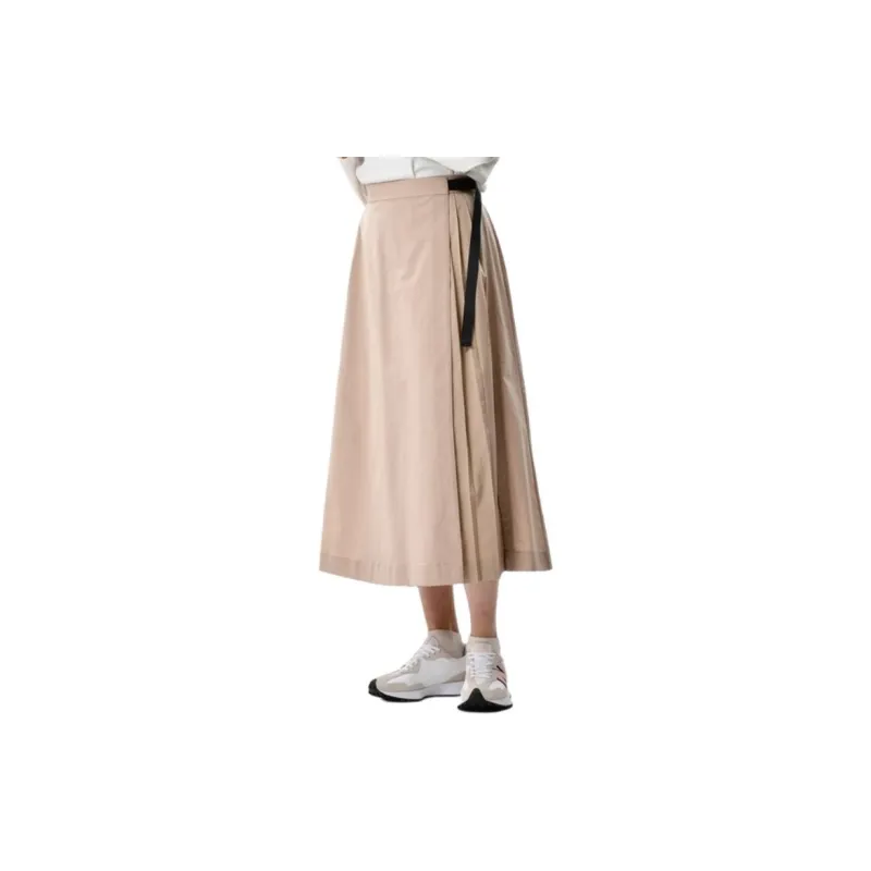 New Balance New Balance Japan Casual Long Skirts Women's Brown Yellow-2