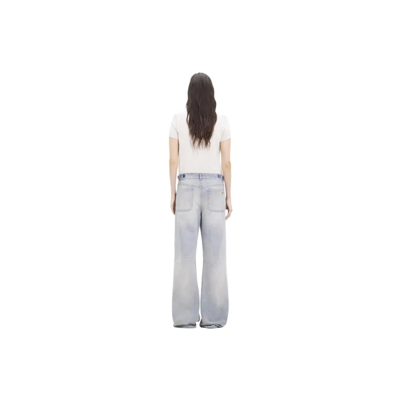 COURREGES Multiflex Denim Baggy Pants 'Light Blue Wash'-3