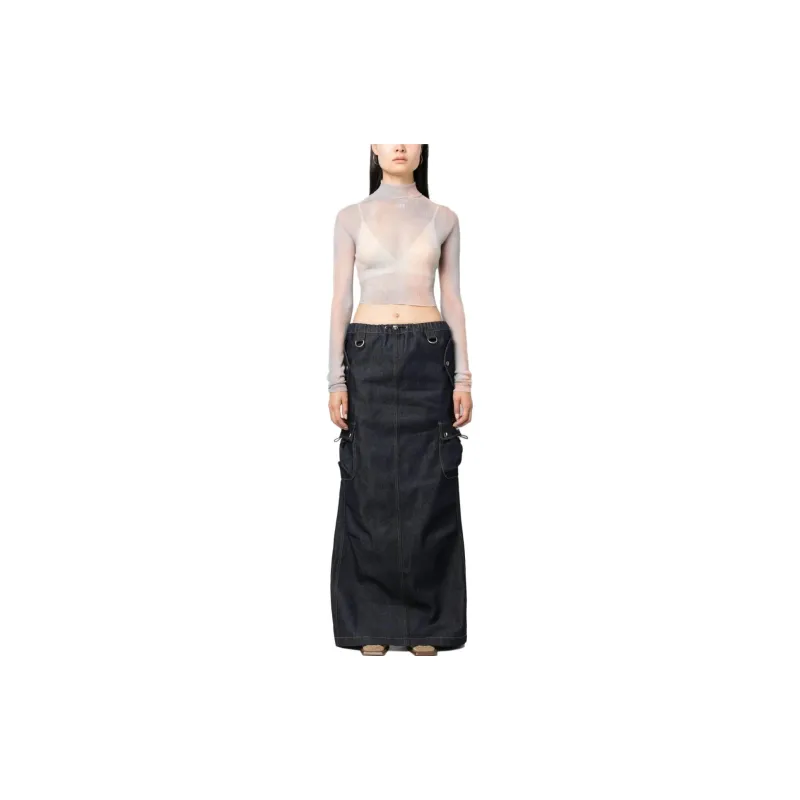 COPERNI Dark wash Denim Maxi Skirt-1