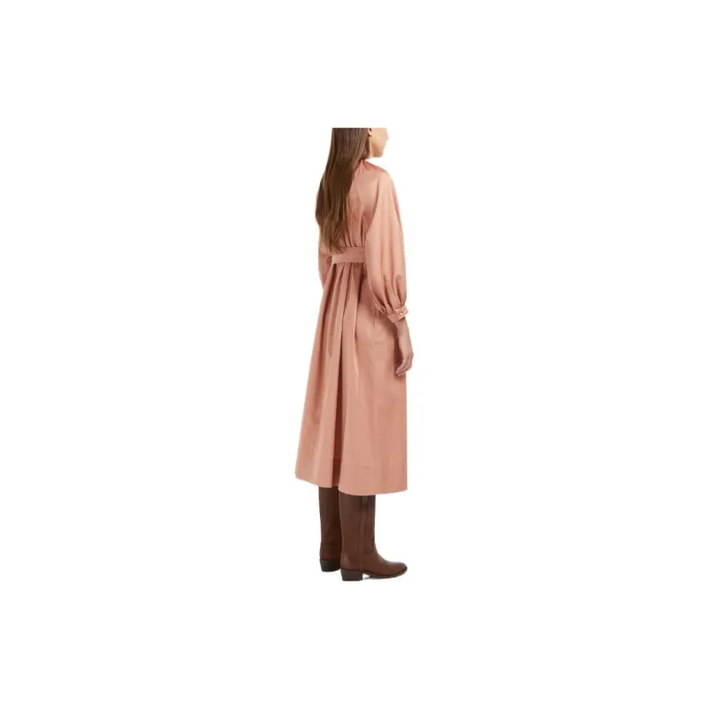 MaxMara Long Sleeved Dress Women's Pink-1