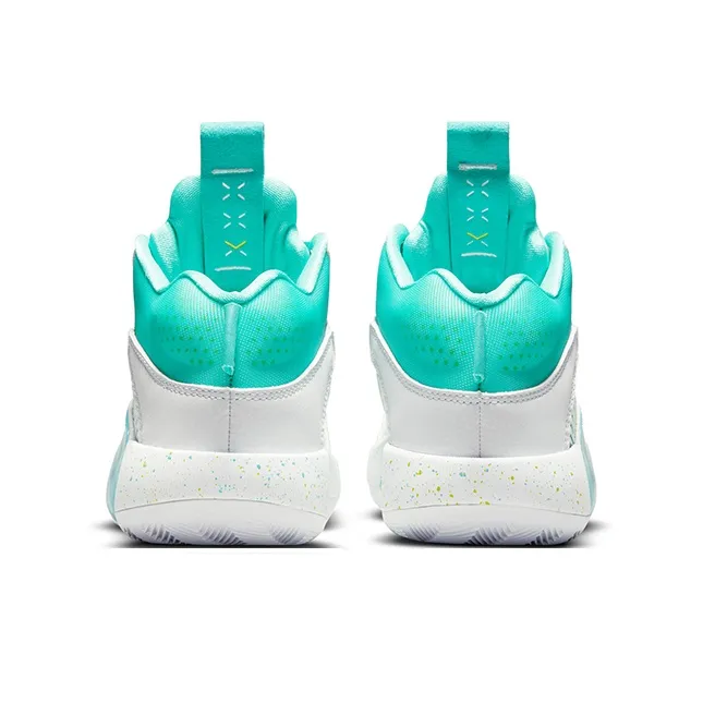 Jordan Air Jordan 35 'Guo Ailun' Anti Slip Wear Resistant Mid Top Children's Basketball Shoes Mint Green Unisex-4