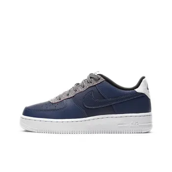 Nike Air Force 1 LV8 4 Low Top Kids' Skateboarding Shoes Blue White Teenagers