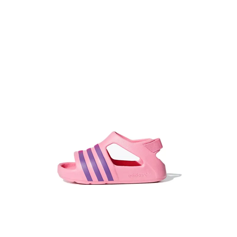 Adidas Originals ADILETTE Series Low Top Toddler Shoes Pink Infant And Toddler-0