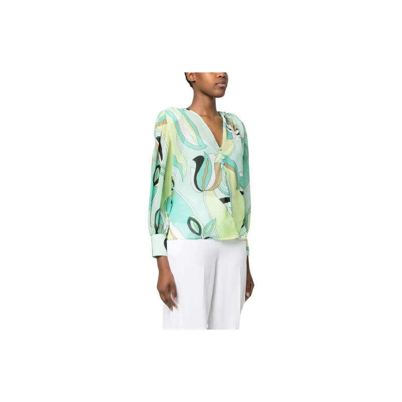 PINKO T Shirts Women's Green-3