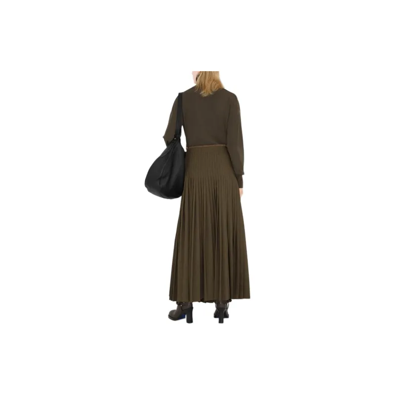Burberry Casual Long Skirts Women's Flame Heather Gray-2