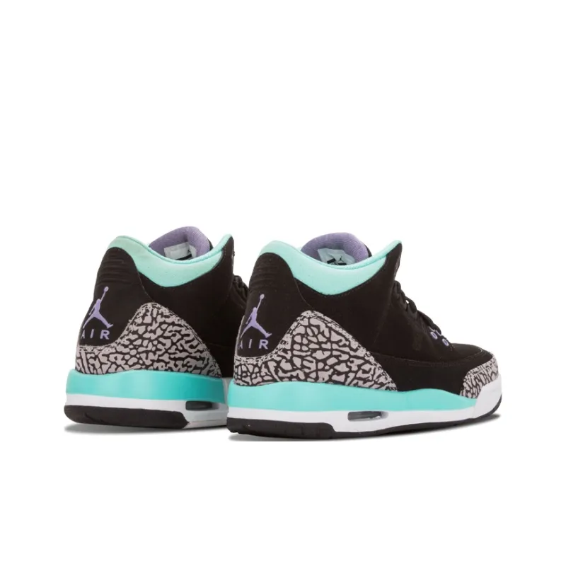 Jordan 3 Retro Bleached Turquoise Mint GS-3