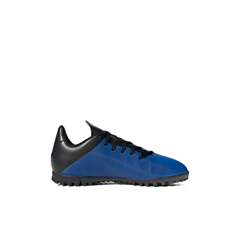 Adidas X 19.4 Slip Resistant Cushioning Abrasion Resistant Low Top Kids' Soccer Shoes Blue Black White Kids'-1
