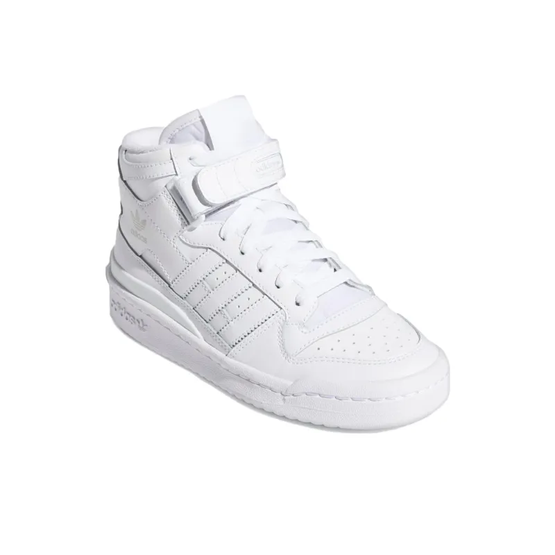 Adidas Forum Mid J 'Triple White'-3