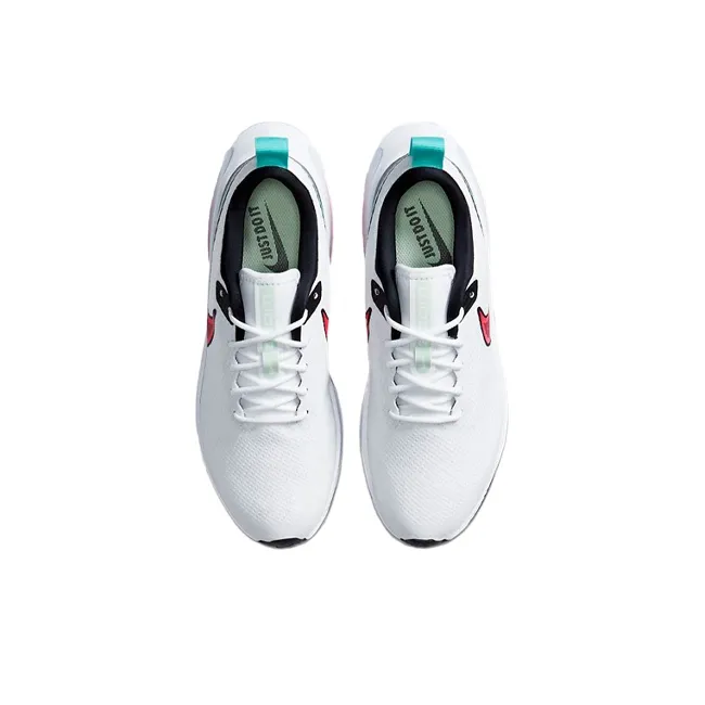 Nike Air Zoom Arcadia Cushioning Abrasion Resistant Breathable Low Top Kids' Running Shoes White Red Green Unisex-3