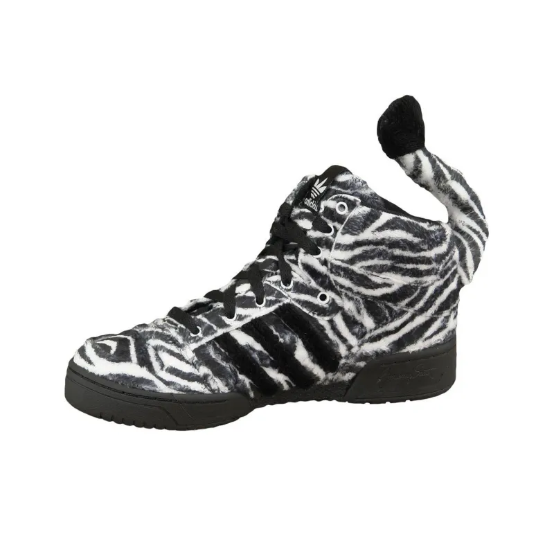 Adidas Js Zebra Black White-0