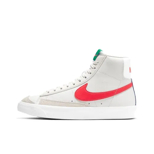 Nike Blazer Mid 77 GS Platinum Tint Bright Crimson