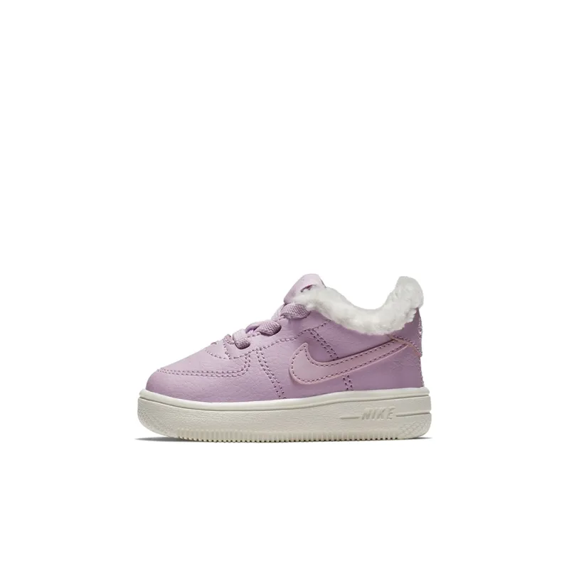 Nike Air Force 1'18 SE Cushioning Abrasion Resistant Thermal Low Top Toddler Shoes Light Pink Infant And Toddler-0