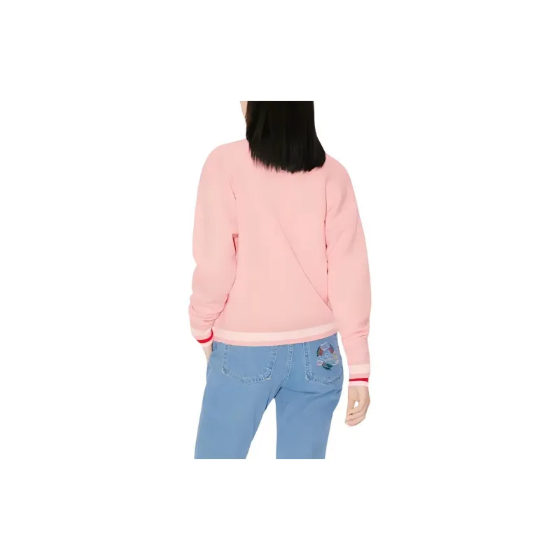 KENZO Year Of The Dragon Embroidered Cardigan Sweater Women's Pink-4