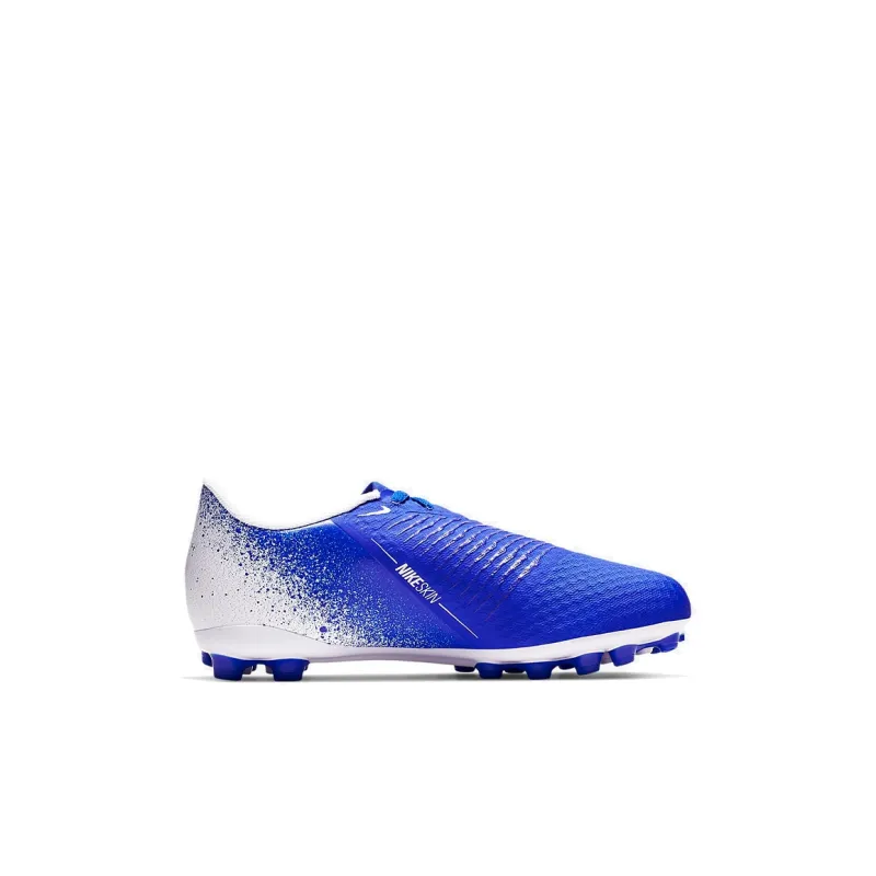Nike Phantom Venom Anti-Slip And Wear-Resistant Breathable Low-Top Kids' Soccer Shoes Blue White Kids'-1