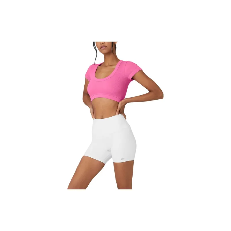 Alo Yoga Short Sleeved T Shirts Women's-1