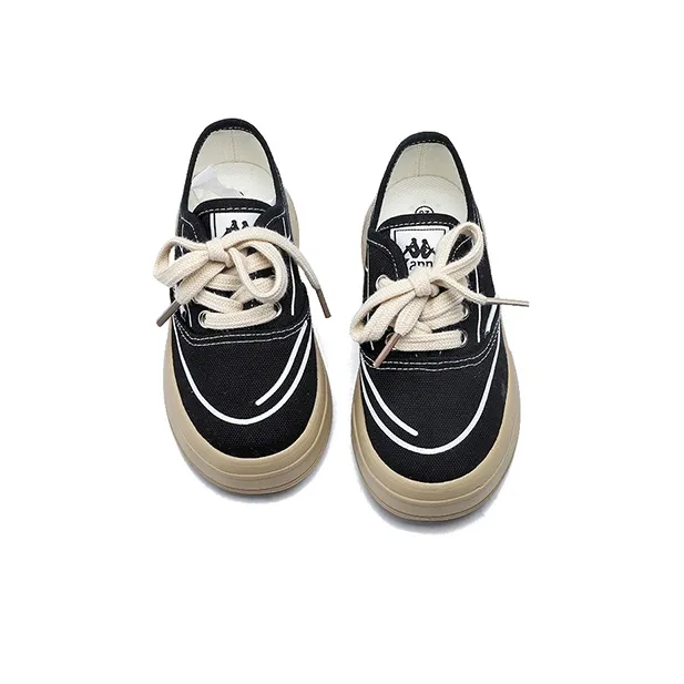 KAPPA KIDS Anti Slip Wear Resistant Low Top Canvas Shoes Black Kids'-3