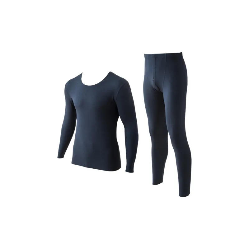 H YXIANG Thermal Set Men's Deep Sea Blue-0
