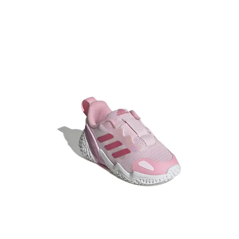 Adidas 4Uture Anti Slip Wear Resistant Low Top Running Shoes Pink Infant And Toddler-2