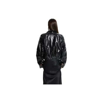 DRAGON FACE Jackets Coats Women's Black