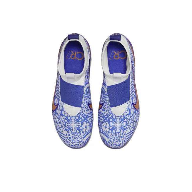 Nike Zoom Mercurial Superfly 9 Pro CR7 FG GS 'Azulejo'-3