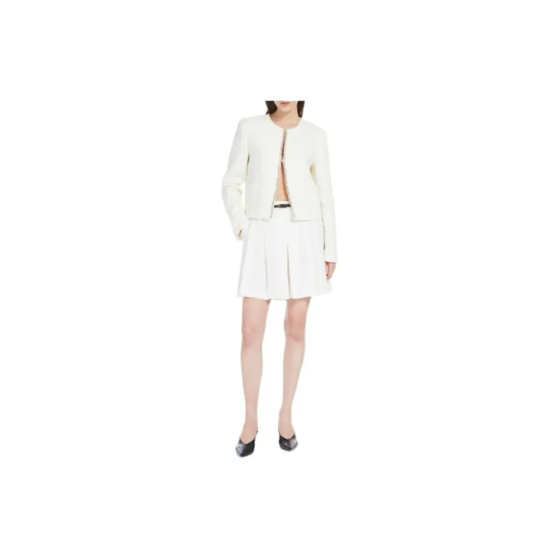 MaxMara Studio Abilita Collection Cady Culottes Casual Shorts Women's White-1